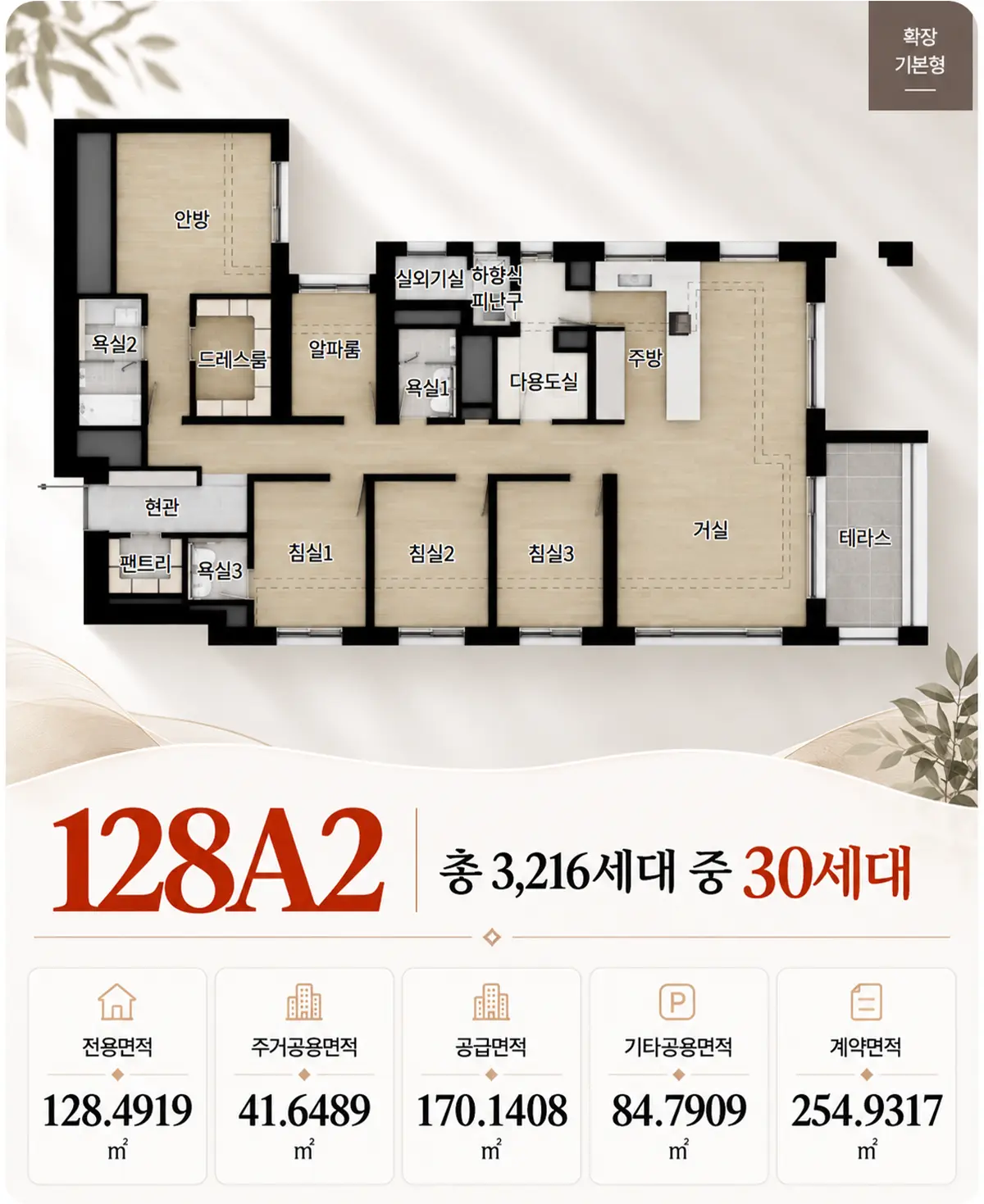 128A2타입 평면도
